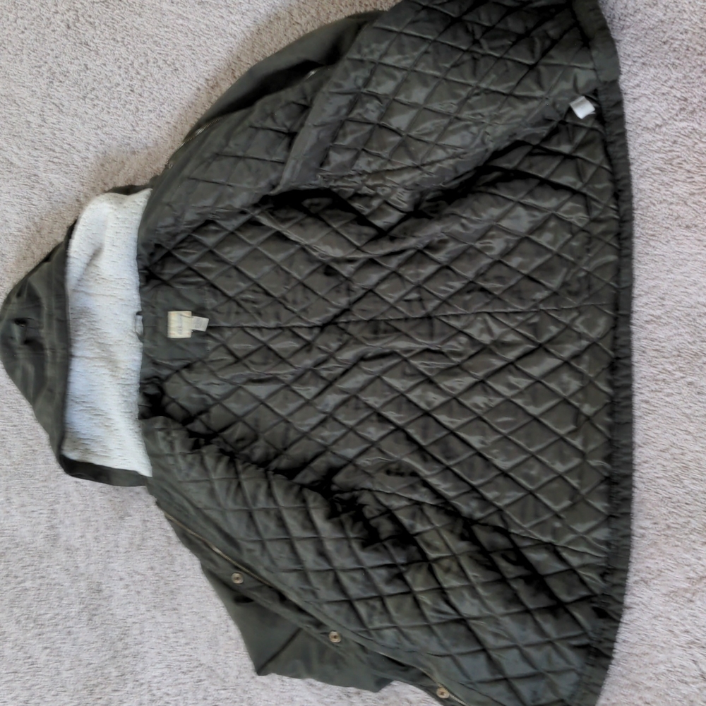 Bass Co. women's army green medium utility jacket - Picture 7 of 9